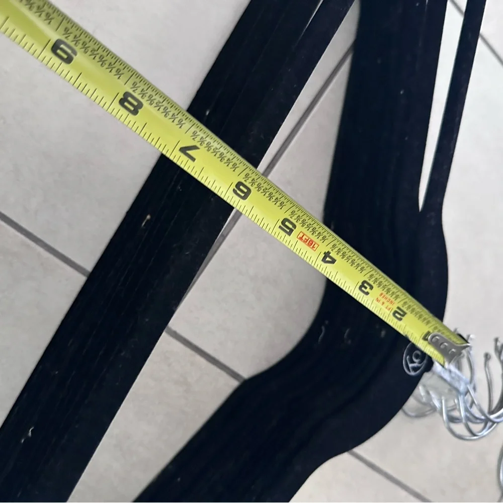 Joy Black Velvet Hangers Bundles of 10 / $8 Order multiples to save on shipping!